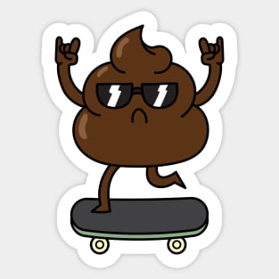 Cool Poop Sticker